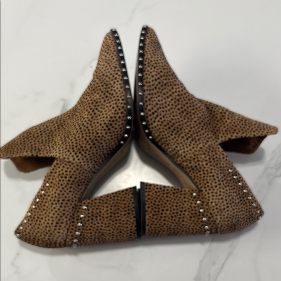 Studded Brown Ankle Boots - Picture 4 of 5